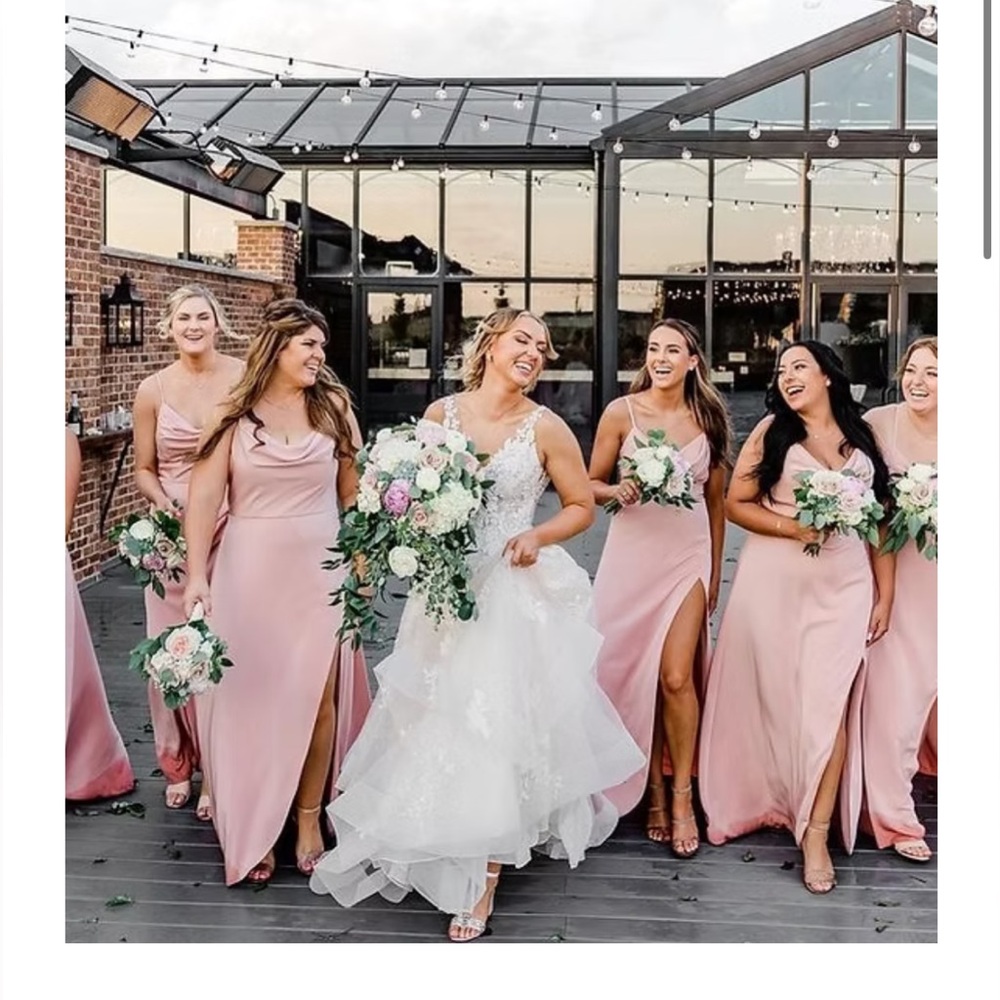 NWT, Allie Bridals bridesmaids dress in style 1685 and color sunset! 🍂🌅